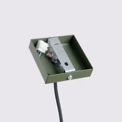 Lampa wisząca KARBON 1 zielony oliwkowy (SL.1611) - Sollux Lighting