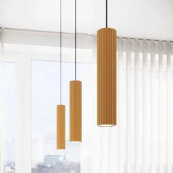 Lampa wisząca KARBON 2 złoty (SL.1555) - Sollux Lighting