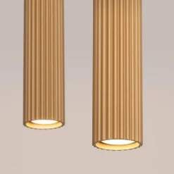 Lampa wisząca KARBON 2 złoty (SL.1555) - Sollux Lighting
