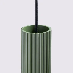 Lampa wisząca KARBON 3L zielona oliwka (SL.1613) - Sollux Lighting