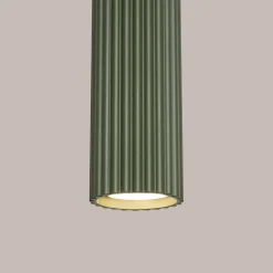 Lampa wisząca KARBON 3L zielona oliwka (SL.1613) - Sollux Lighting