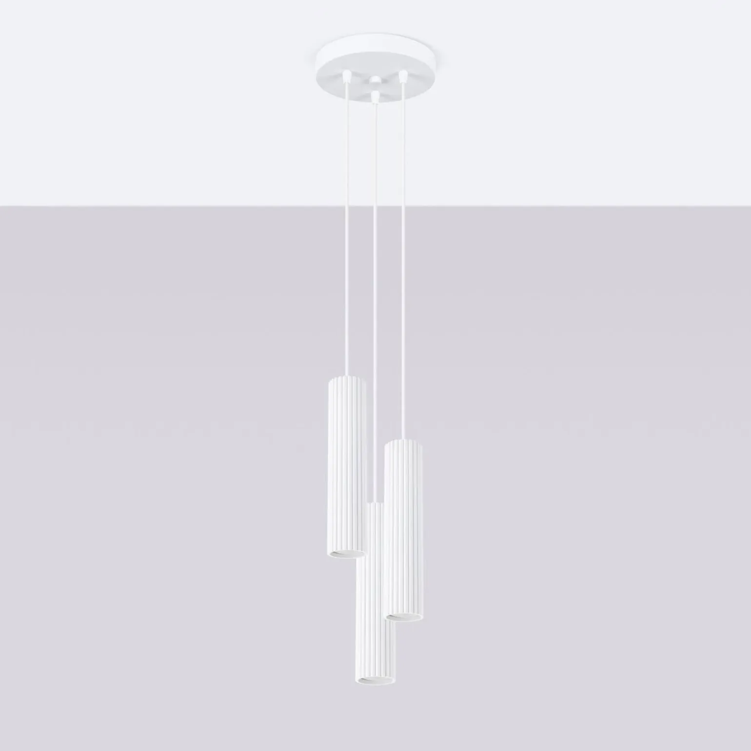 Lampa wisząca KARBON 3P biały (SL.1538) - Sollux Lighting