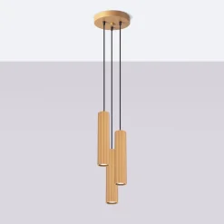 Lampa wisząca KARBON 3P złoty (SL.1557) - Sollux Lighting