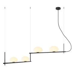 Lampa wisząca Kernio (PND-357784-BK+W) - Italux