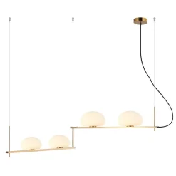 Lampa wisząca Kernio (PND-357784-BRO+W) - Italux