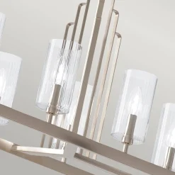 Lampa wisząca Kimrose - 10 źródeł światła - Polerowany nikiel (QN-KIMROSE10-PN) - Quintiesse