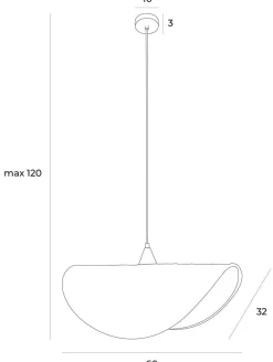 LAMPA WISZĄCA KOSHI I (P0498) - MAXLIGHT