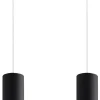 Lampa wisząca LAGOS 2 czarny (SL.0328) - Sollux