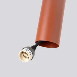 Lampa wisząca LAGOS 2 ochra czerwona (SL.1490) - Sollux Lighting