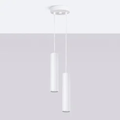 Lampa wisząca LAGOS 2P biała (SL.1868) - Sollux Lighting