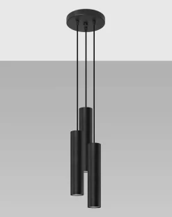 Lampa wisząca LAGOS 3P czarny (SL.1079) - Sollux