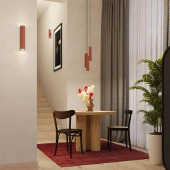 Lampa wisząca LAGOS 3P ochra czerwona (SL.1492) - Sollux Lighting