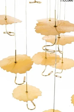 Lampa wisząca LEAFS DISC złota (MSE1501100168) - Moosee