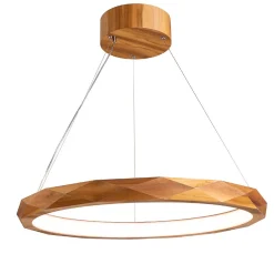 Lampa wisząca LED Angular (QN-ANGULAR-RING-LED-80-TEAK) - Quintiesse