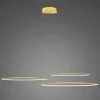 Lampa wisząca Ledowe Okręgi No.3 Φ80 cm in 4k złota Altavola Design (LA075/CO3_80_in_4k_gold) - ALTAVOLA DESIGN