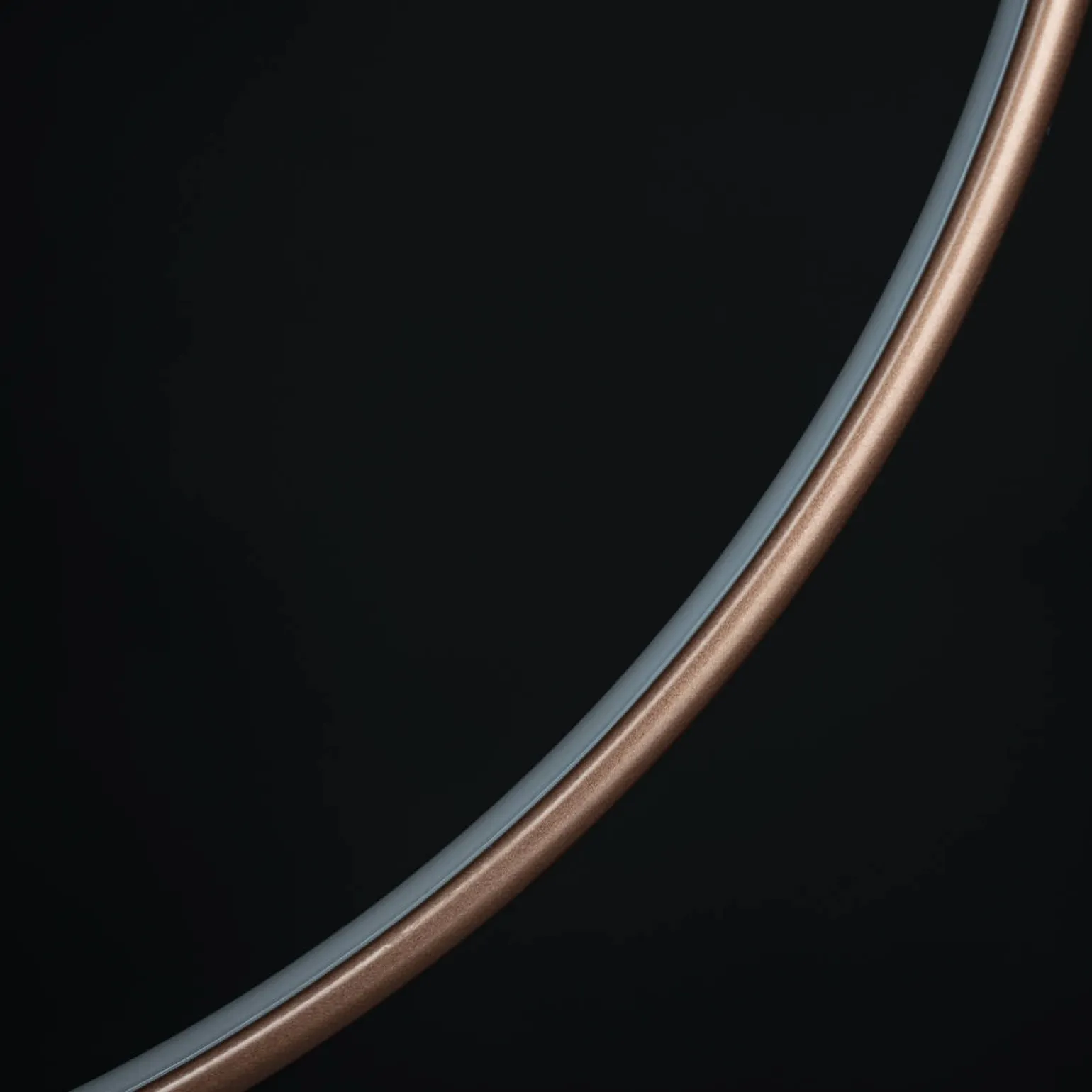 Lampa wisząca Ledowe okręgi No.1 Φ40 cm in 4k miedziana Altavola Design (LA073/P_40_in_4k_copper) - ALTAVOLA DESIGN