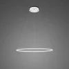 Lampa wisząca Ledowe Okręgi No.1 Φ40 in 4k biała ściemnialna Altavola Design (LA073/P_40_in_4k_white_dimm) - ALTAVOLA DESIGN