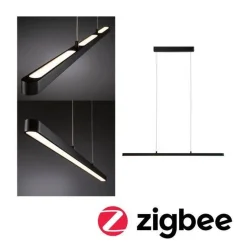 Lampa wisząca LENTO LED DIM SH Zigbee czarny mat (PL79885) - PAULMANN