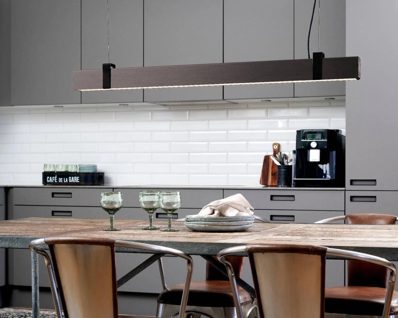 Lampa wisząca LILT Nordlux LED Metal Ciemnoszara stal