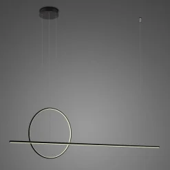 Lampa wisząca LINEA No.2 Φ40 cm czarna 3k ściemnialna Altavola Design (LA087/PX143_40_3k_black_dimm) - ALTAVOLA DESIGN