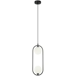 Lampa Wisząca Lupus (PND-3965-2-BK) - Italux