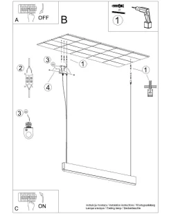 Lampa wisząca LYKKE 150 LED 3000K (TH.324) - Thoro Lighting