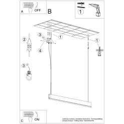 Lampa wisząca LYKKE 150 LED 4000K (TH.325) - Thoro Lighting