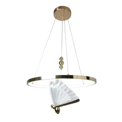 Lampa wisząca Marissa Ring złota LED CCT (LP-2515/1P GD) - Light Prestige