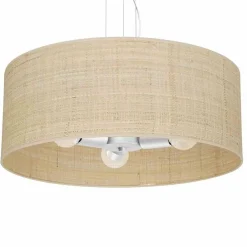 Lampa wisząca MARSHALL WHITE / RATTAN 3xE27 (MLP7490) - Milagro