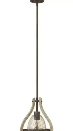 Lampa wisząca MIDDLEFIELD kol. RDZAWE ŻELAZO (HK/MIDDLEFIELDP1) - Hinkley - Elstead Lighting - żyrandol