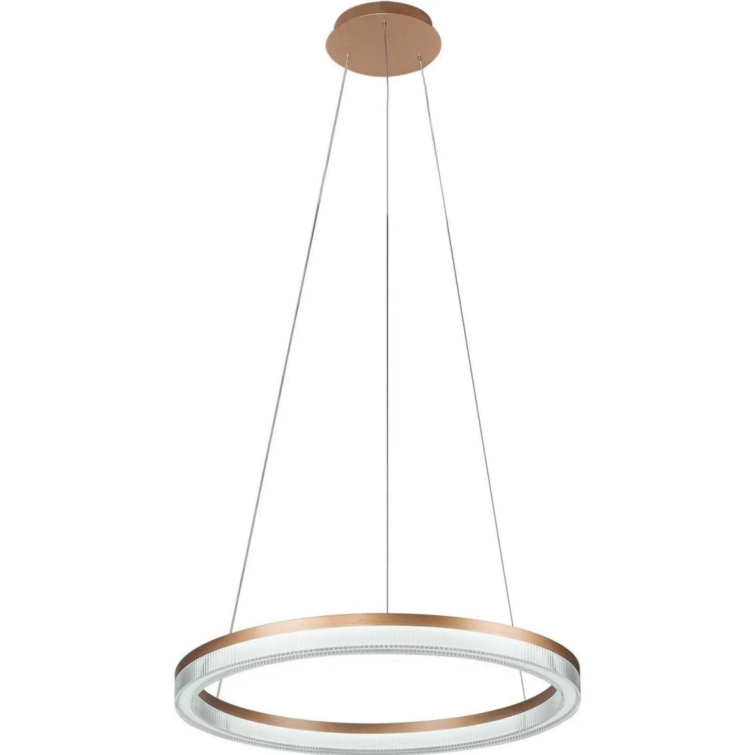 Lampa wisząca Midway Cristal duża (LP-033/1P L GD Cristal Triangle) - Light Prestige