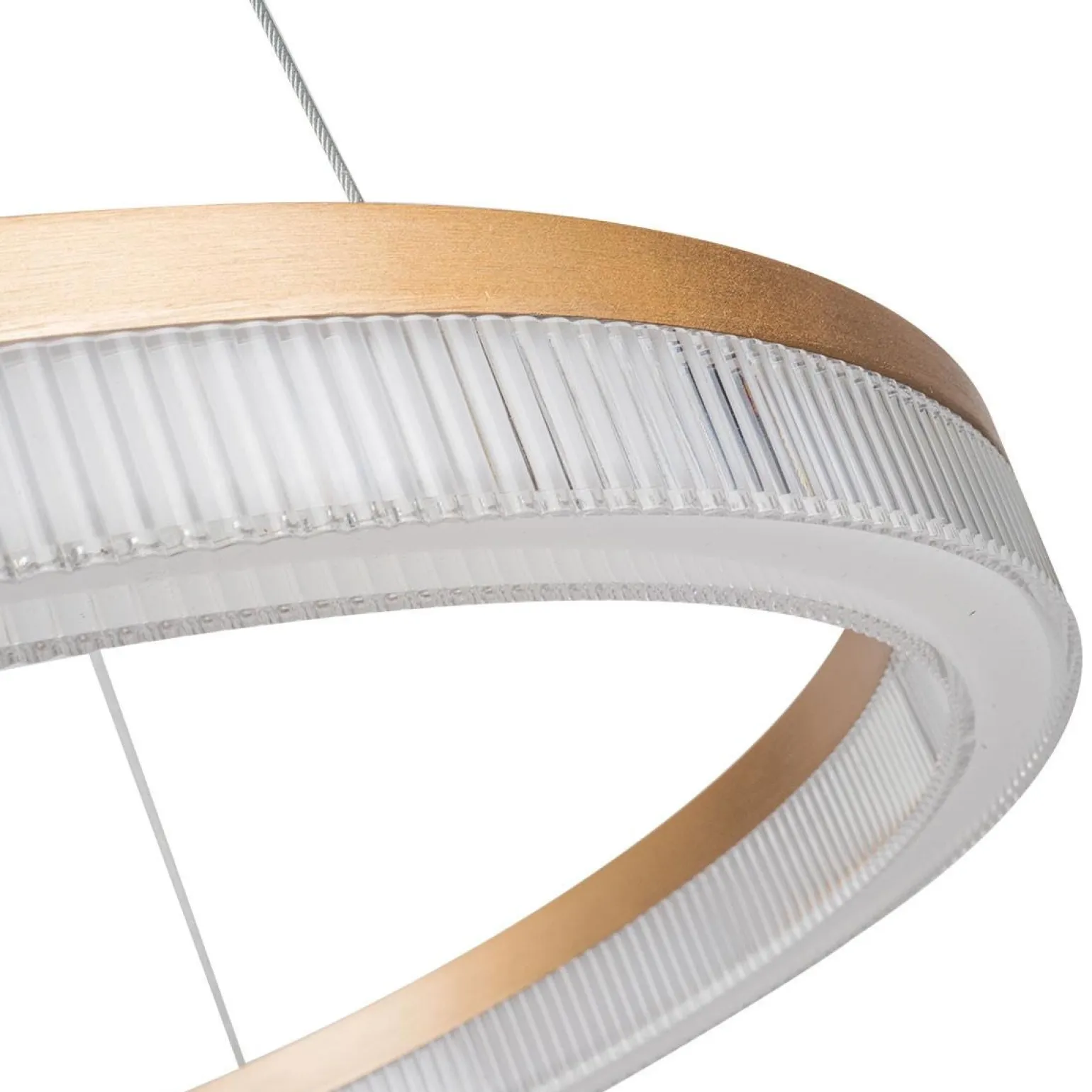 Lampa wisząca Midway Cristal duża (LP-033/1P L GD Cristal Triangle) - Light Prestige