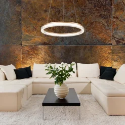 Lampa wisząca Midway Cristal duża (LP-033/1P L GD Cristal Triangle) - Light Prestige