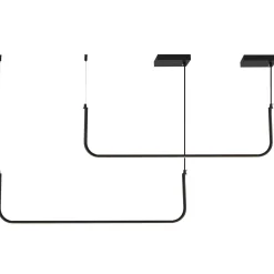 Lampa wisząca MINIMA-2 led czarna 120 cm (MP0095-2-120) - Step into Design