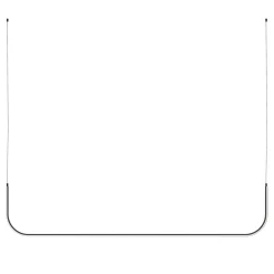 Lampa wisząca MINIMA-2 led czarna 120 cm (MP0095-2-120) - Step into Design