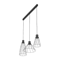 Lampa wisząca MODESTO BLACK 3 listwa (10149) - TK Lighting