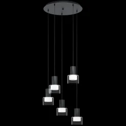 Lampa wisząca MOLINEROS czarna (39727) - EGLO