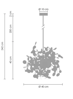 Lampa wisząca MONETTI (ST-1676 GOLD) - Step into Design