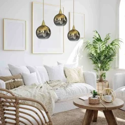 Lampa wisząca MONTE GOLD 3xE27 (MLP8402) - Milagro