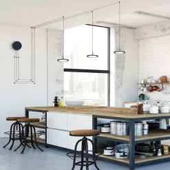 Lampa Wisząca MYSTERY 3 Kol. Czarny 3000K (0074.34.NE WN) - Vivida