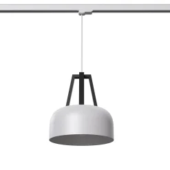 Lampa wisząca na szynie CASCO biała/czarna E27 4000K 7,5W 690lm (MYL.00192) - Make Your Light