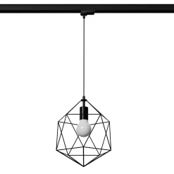 Lampa wisząca na szynie GASPARE czarna E27 (MYL.00361) - Make Your Light