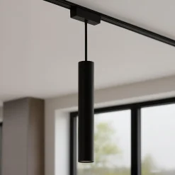 Lampa wisząca na szynie, sterowana aplikacją Slim Magnetic Track Czarny Pendant 6W LED Tuya CCT (ML2207) - Milagro