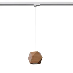 Lampa wisząca na szynie WOODY naturalne drewno GU10 #W (MYL.00166) - Make Your Light