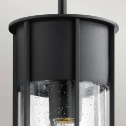 Lampa wisząca na taras Camillo Teksturowana czerń (KL-CAMILLO-P-TBK) - Kichler