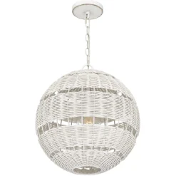 Lampa wisząca na taras Lindendale Antyczna biel (QZ-LINDENDALE-P-AWH) - Elstead Lighting