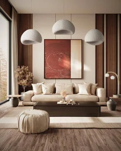 Lampa wisząca NEST 80 biała (MSE1501100467) - Moosee