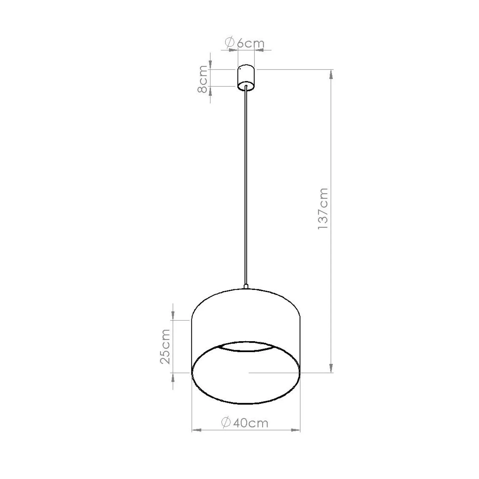 Lampa wisząca NEVIA granat (SL.1851) - Sollux Lighting