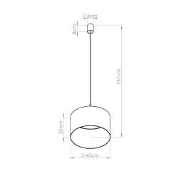Lampa wisząca NEVIA marmur (SL.1850) - Sollux Lighting