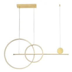 Lampa wisząca NEW AGE LED złoty 120 cm (MP0082-L90 gold) - Step into Design